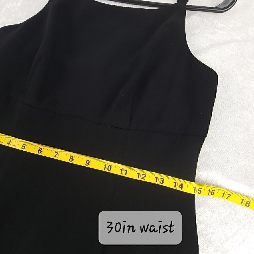 YL By Yair Black Cocktail Dress Size 4 - Picture 7 of 11